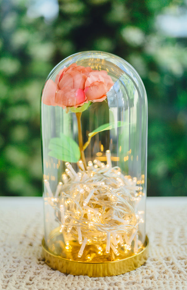 DIY Your Own Fabulous Rose Jar Light