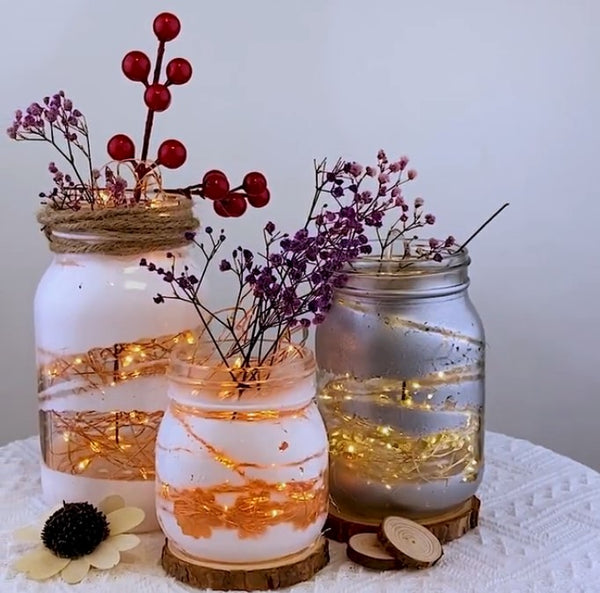 DIY Your Own Mason Jar Fairy Light