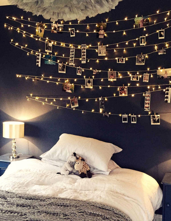 How to Decorate Bedroom Using Indoor String Lights