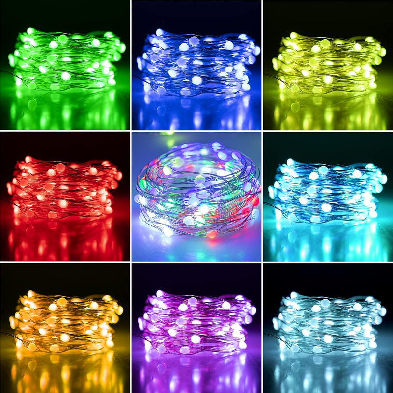 38ft String Lights with 100 Color Changing LED – Koopower
