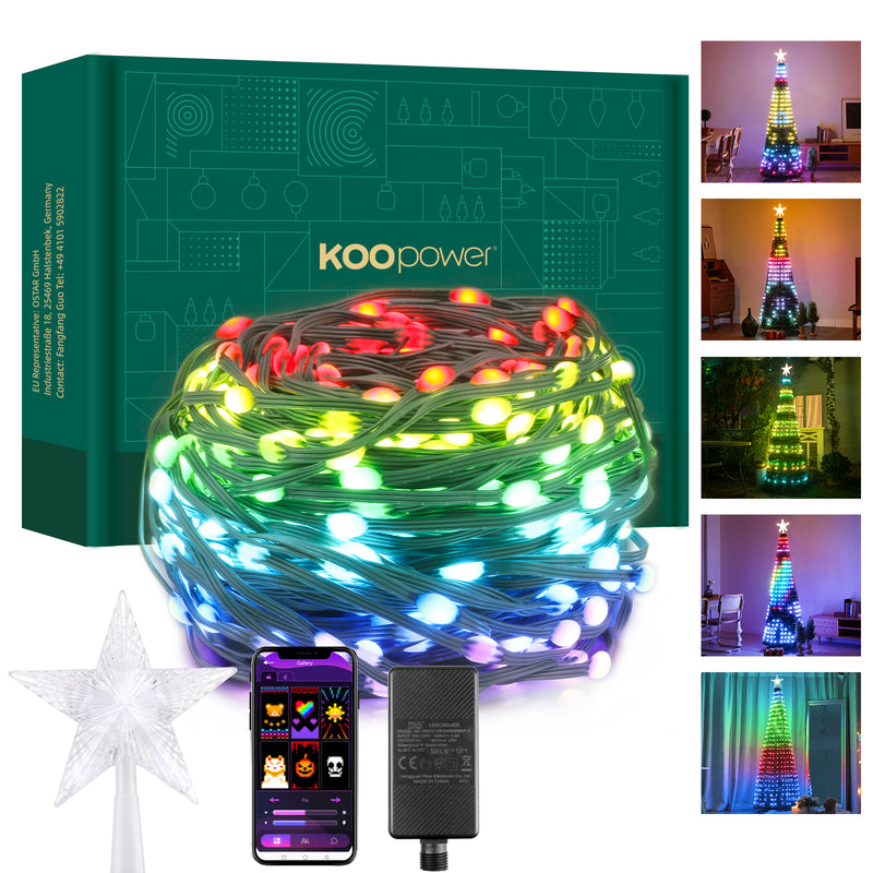 🎄🎅Smart App Control Magical RGB Christmas Lights