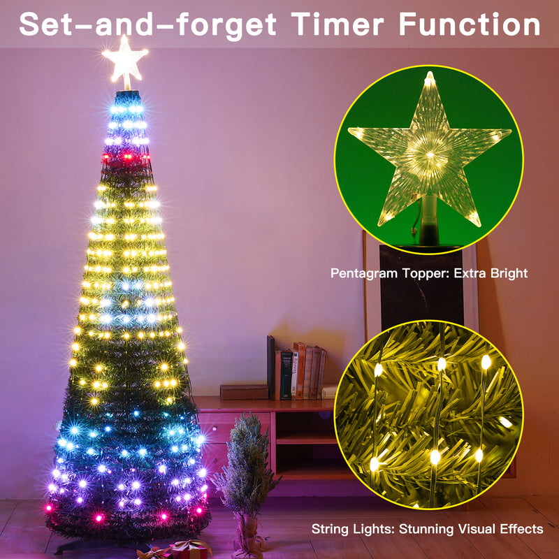 🎄🎅Smart App Control Magical RGB Christmas Lights