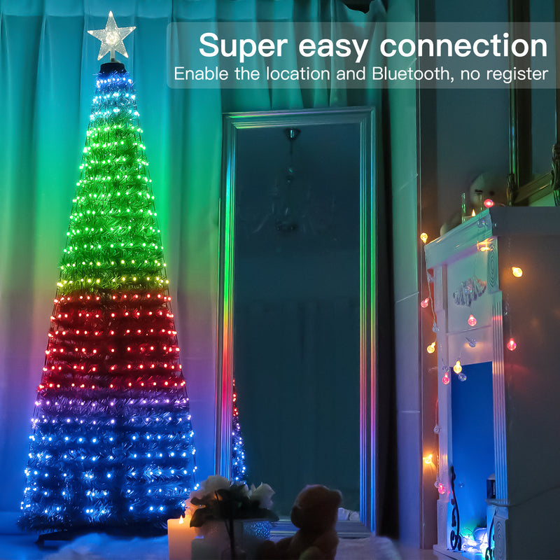 🎄🎅Smart App Control Magical RGB Christmas Lights