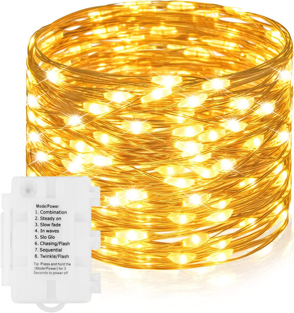 Decorative 36ft Fairy Lights with 100 LEDs for Indoor/Outdoor Use